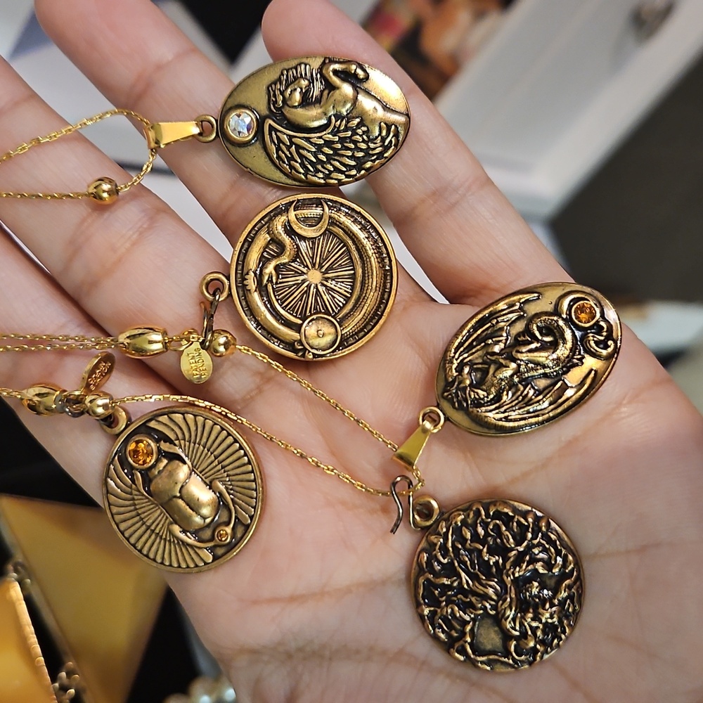 ALEX & ANI, Gold Pendants, Qty 5